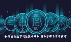 如何查询数字钱包流水明细:详细步骤与实用技