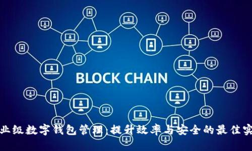 企业级数字钱包管理：提升效率与安全的最佳实践