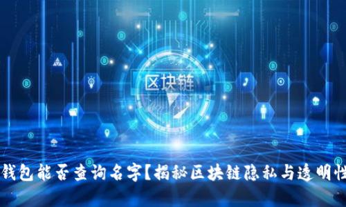 区块链钱包能否查询名字？揭秘区块链隐私与透明性的真相